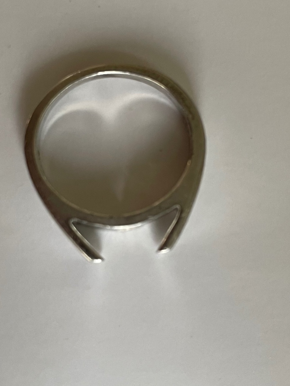 Platinum Solitaire Ring Setting / Ring Blank, 6 Grams, Size 5 - Picture 9 of 14